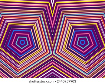 Fondo abstracto de líneas coloridas. Arte Digital Geométrico. Papel pintado moderno.