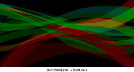 fondo abstracto de líneas coloridas sobre un fondo oscuro