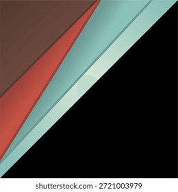 Fondo abstracto con líneas y rayas coloridas. Capas superpuestas de fondo azul sobre espacio negro con contorno plateado para el diseño. Ilustración vectorial eps 10.