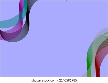 Resumen Líneas coloreadas de fondo Fondo de escritorio Vector de diseño simple