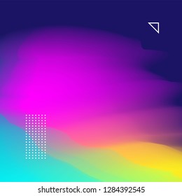 Abstract background with colorful liquid and fluid shape style for your social media post or for your website background and wallpaper.