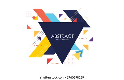 Fondo abstracto con logo colorido, fondo artístico de afiches
