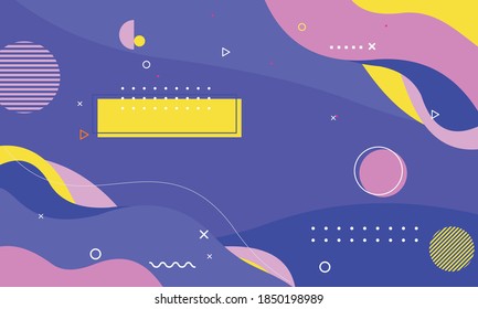 Abstract background with colorful logo, poster art background