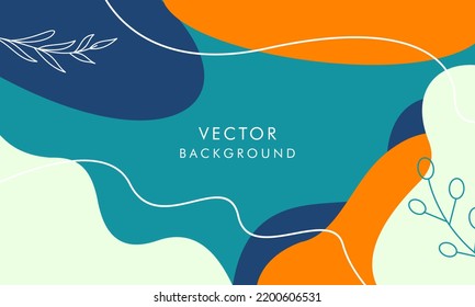 Abstract background with colorful logo, poster art background
