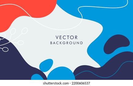 Abstract background with colorful logo, poster art background