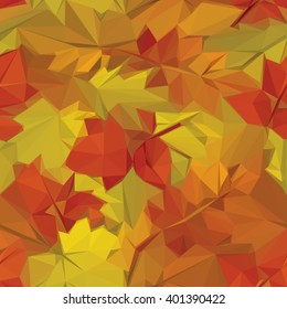 Abstract Background, Colorful Low Poly Design. Vector