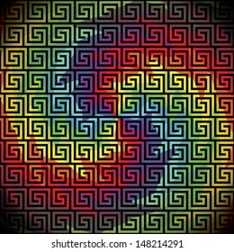 Abstract background Colorful meander. Universal: Background Pattern Texture. Vector illustration EPS10 