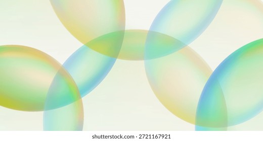 Fondo Abstractas con coloridas Formas de esfera degradada de malla. Fondo de pantalla minimalista de arte contemporáneo para el diseño digital