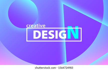 Abstract background colorful. Modern material design. Cover layout template. 3d illustration. Vector. Geometric abstract colorful background.