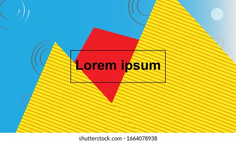 Abstract background colorful, Modern material design