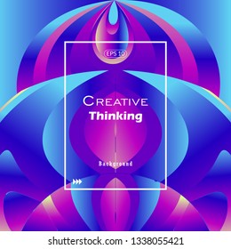 Abstract background with colorful, modern and trendy design, can be used in wallpaper, book, journal, cover, poster, flyer, digital and more