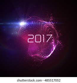 Abstract background with colorful moire texture. Vector artistic illustration of oil painting or marbling imitation. Applicable for poster, brochure, cover, banner designs