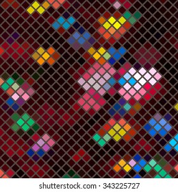 Abstract background with colorful mosaic. 