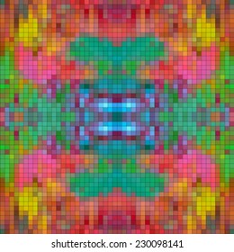 abstract background with colorful mosaic pattern. Vector, EPS 8