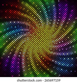 Abstract background of colorful mosaics