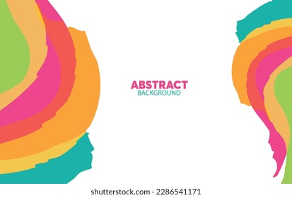 Fondo abstracto con objeto colorido. Concepto de cubierta con efecto elegante. Pantalla moderna. Ilustración vectorial para el diseño.