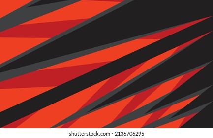 Abstract background with colorful overlapping sharp and zigzag lines pattern