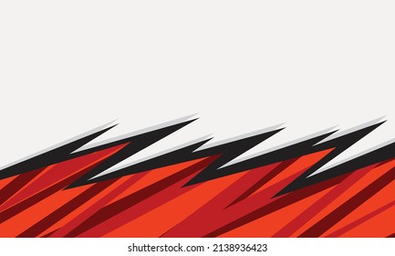 Fondo abstracto con un patrón de líneas nítidas y de zigzag colorido superpuesto y con un área de espacio de copia. Ornamento de carreras abstractas