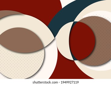 Abstract background with colorful paper cut shapes. Corporate design. Template for a poster, banner, business card, postcard. Vector illustration