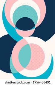 Abstract background with colorful paper cut shapes. Corporate design. Template for a poster, banner, business card, postcard. Vector illustration