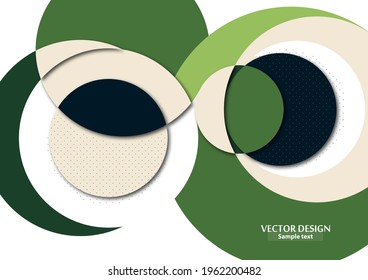 Abstract background with colorful paper cut shapes. Corporate design. Template for a poster, banner, business card, postcard. Vector illustration