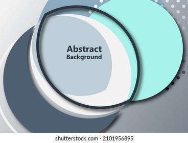 Abstract background with colorful paper cut shapes. Corporate design. Template for a poster, banner, business card, postcard. Vector illustration