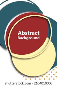 Abstract background with colorful paper cut shapes. Corporate design. Template for a poster, banner, business card, postcard. Vector illustration