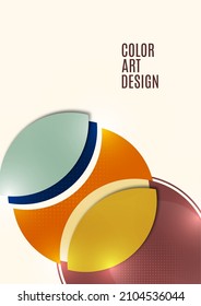 Fondo abstracto con formas de corte de papel coloridas. Diseño corporativo. Plantilla para un afiche, banner, tarjeta de visita, postal. Ilustración del vector