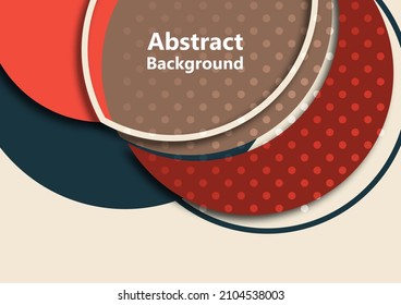 Abstract background with colorful paper cut shapes. Corporate design. Template for a poster, banner, business card, postcard. Vector illustration