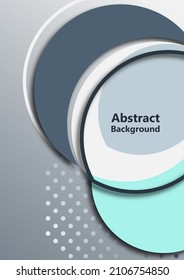 Abstract background with colorful paper cut shapes. Corporate design. Template for a poster, banner, business card, postcard. Vector illustration