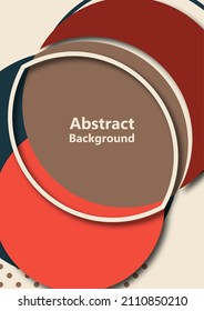Abstract background with colorful paper cut shapes. Corporate design. Template for a poster, banner, business card, postcard. Vector illustration