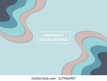 abstrakter Hintergrund mit buntem Paperschnitt