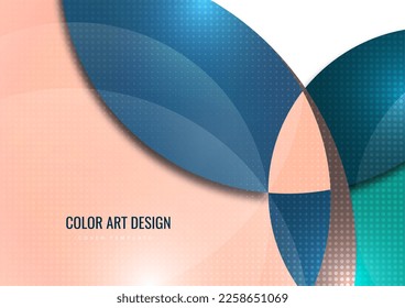Abstrakter Hintergrund mit bunten Formen in Papierform. Corporate Design. Vorlage für Poster, Banner, Visitenkarte, Postkarte. Vektorgrafik