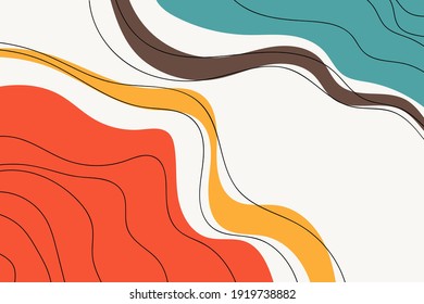 Abstract background colorful pastel color. Liquid style. Minimalist artwork poster. design for web banner, wallpaper, fabric print