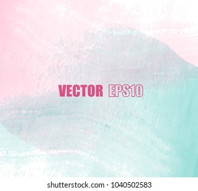 Abstract Background. Colorful pastels brush paint  design water color design for headline, logo and banner. Vector