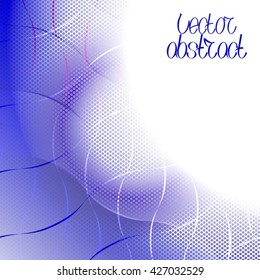 Abstract Background. Colorful Pattern. Curve Structure Texture. Vector Illustration