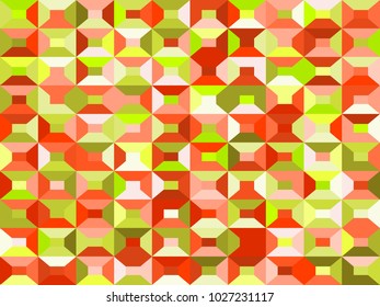 Abstract Background. Colorful Pattern with Rectangles and Triangles in Modern Style. Bright Geometric Background. Abstract Background for Presentation, Websites, Wallpaper, Card, Cover, Tile.