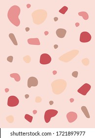 Abstract background, colorful pattern, seamless pattern with brush strokes in pink colors. Abstract patterns for fashion design, branding, web images, packaging, decor, geometric forme collection
