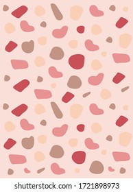 Abstract background, colorful pattern, seamless pattern with brush strokes in pink colors. Abstract patterns for fashion design, branding, web images, packaging, decor, geometric forme collection