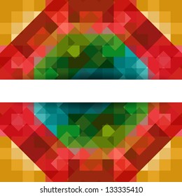 Abstract background with colorful pattern and stripe