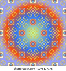 abstract background with colorful patterns. ornament for wallpapers and backgrounds. 
