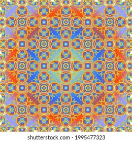 fondo abstracto con patrones coloridos. ornamento para fondos de escritorio y fondo. 