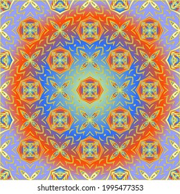 abstract background with colorful patterns. ornament for wallpapers and backgrounds. 