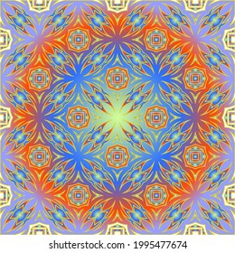 fondo abstracto con patrones coloridos. ornamento para fondos de escritorio y fondo. 