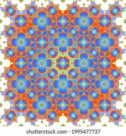 fondo abstracto con patrones coloridos. ornamento para fondos de escritorio y fondo. 