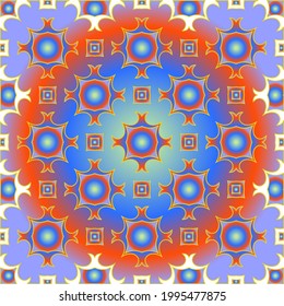 fondo abstracto con patrones coloridos. ornamento para fondos de escritorio y fondo. 