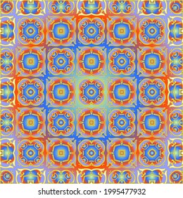 fondo abstracto con patrones coloridos. ornamento para fondos de escritorio y fondo. 