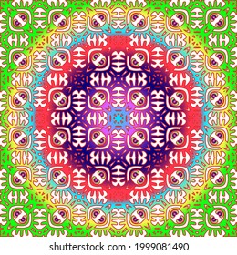 abstract background with colorful patterns. ornament for wallpapers and backgrounds
