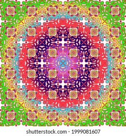 abstract background with colorful patterns. ornament for wallpapers and backgrounds