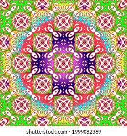 fondo abstracto con patrones coloridos. adorno para fondos de escritorio